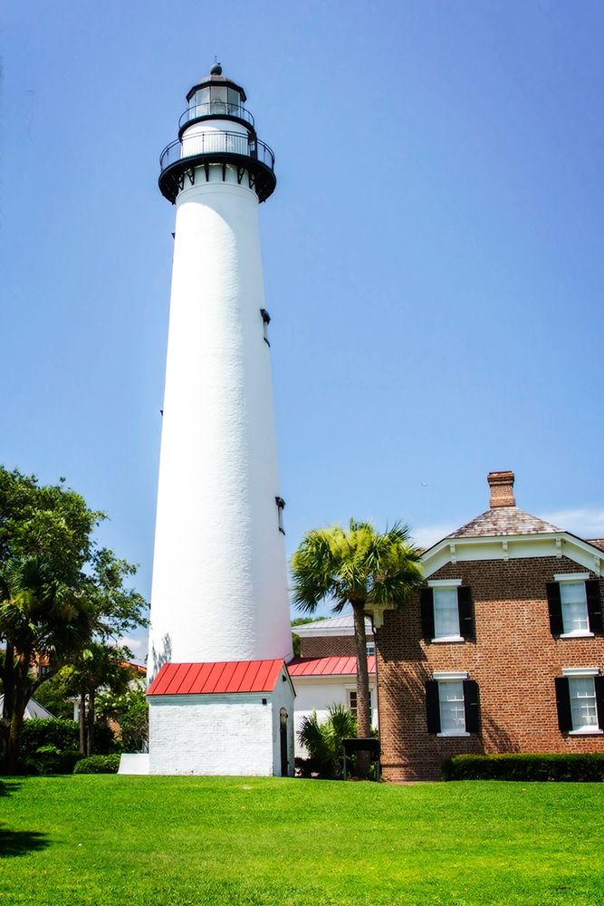 Saint Simons Lighthouse II art print by Alan Hausenflock for $57.95 CAD