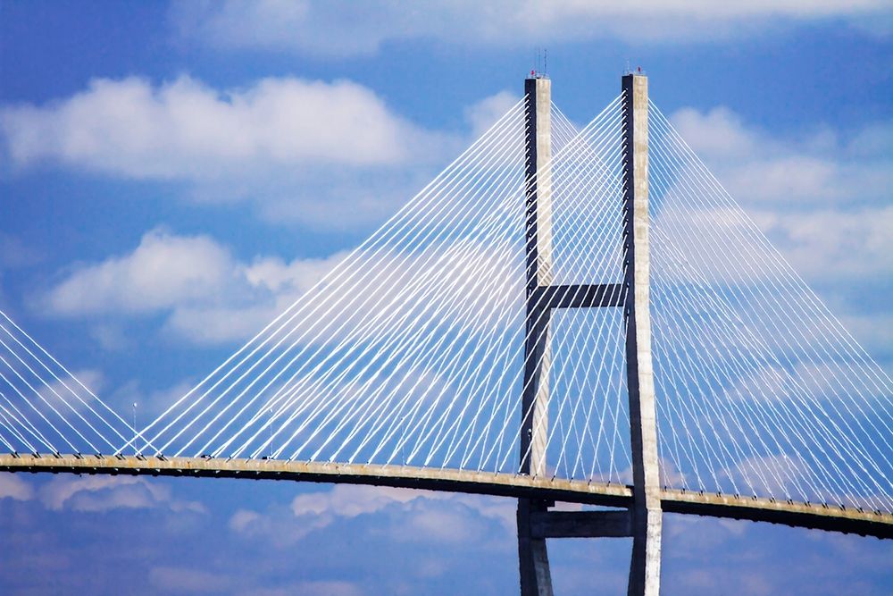 Sidney Lanier Bridge I art print by Alan Hausenflock for $57.95 CAD