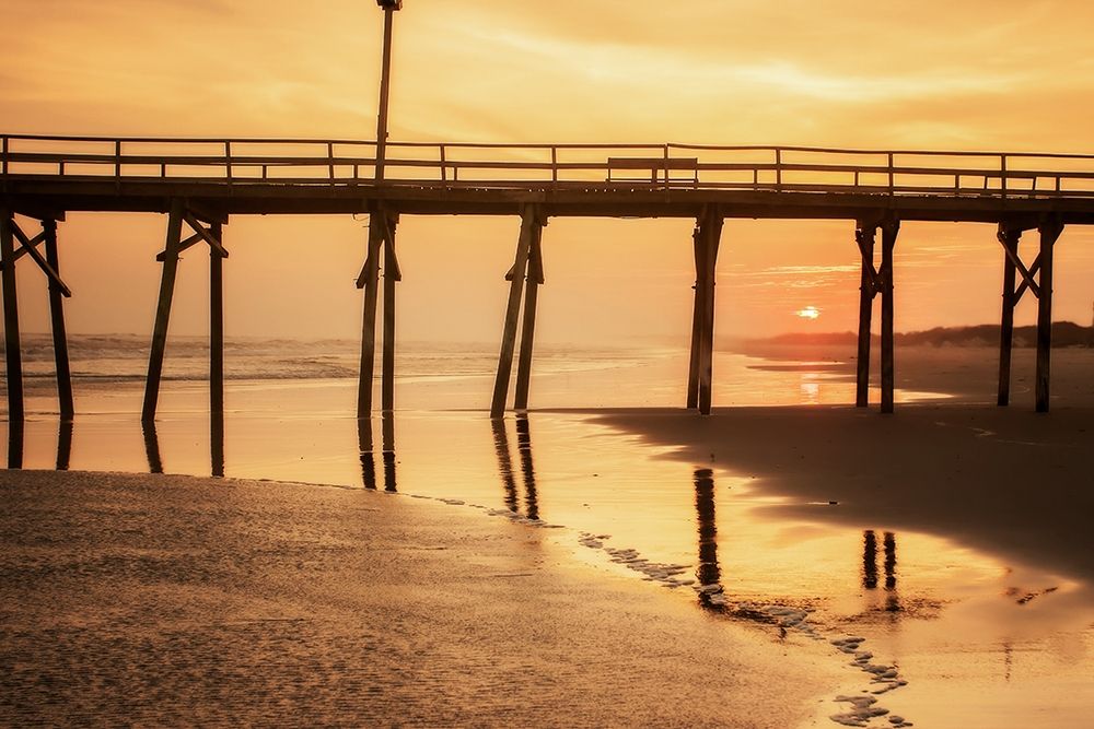 Golden Sunset Beach I art print by Alan Hausenflock for $57.95 CAD