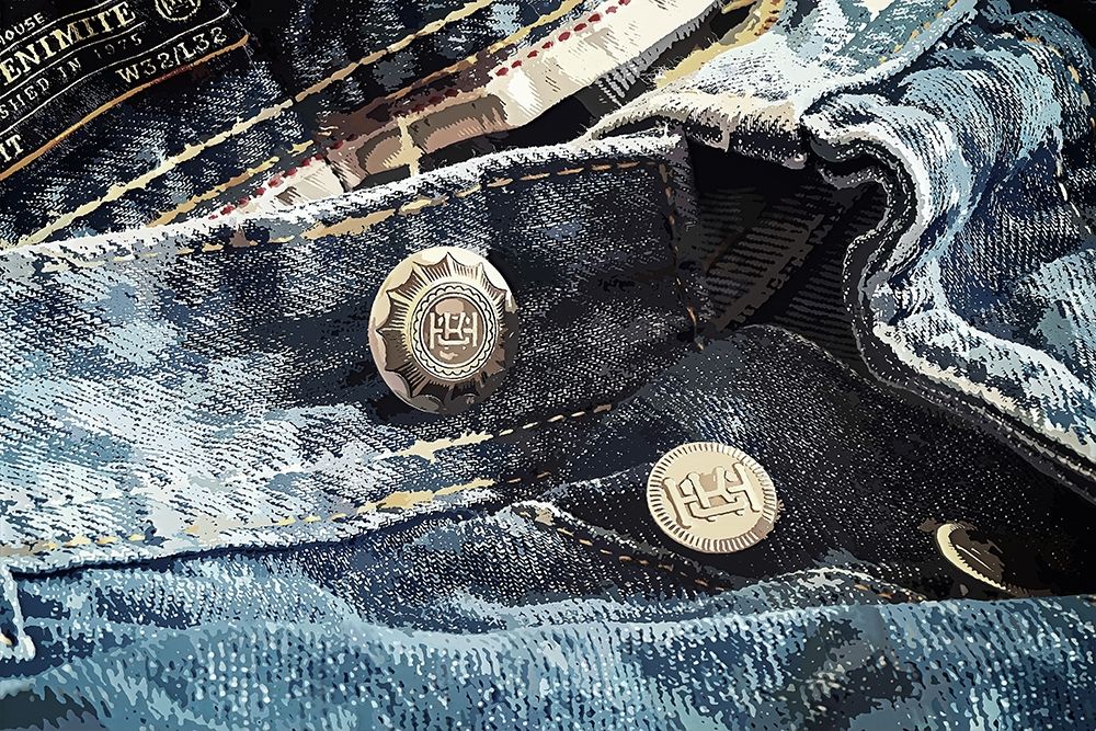 Jeans art print by Alan Hausenflock for $57.95 CAD