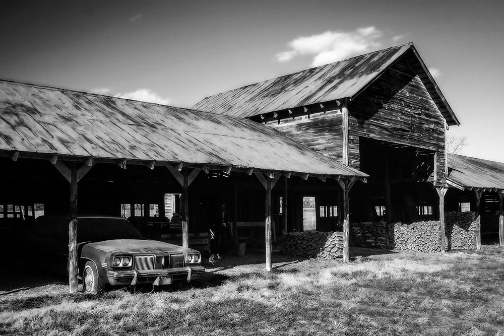 Olds in a Shed art print by Alan Hausenflock for $57.95 CAD