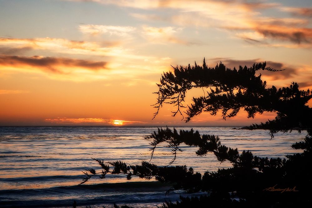 Sunset on Carmel Bay art print by Alan Hausenflock for $57.95 CAD
