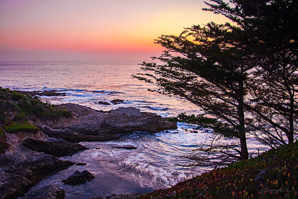 Sunset on Carmel Bay II art print by Alan Hausenflock for $57.95 CAD