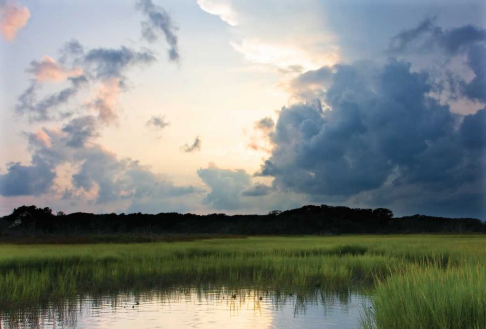 Sunset on Bogue Sound II art print by Alan Hausenflock for $57.95 CAD