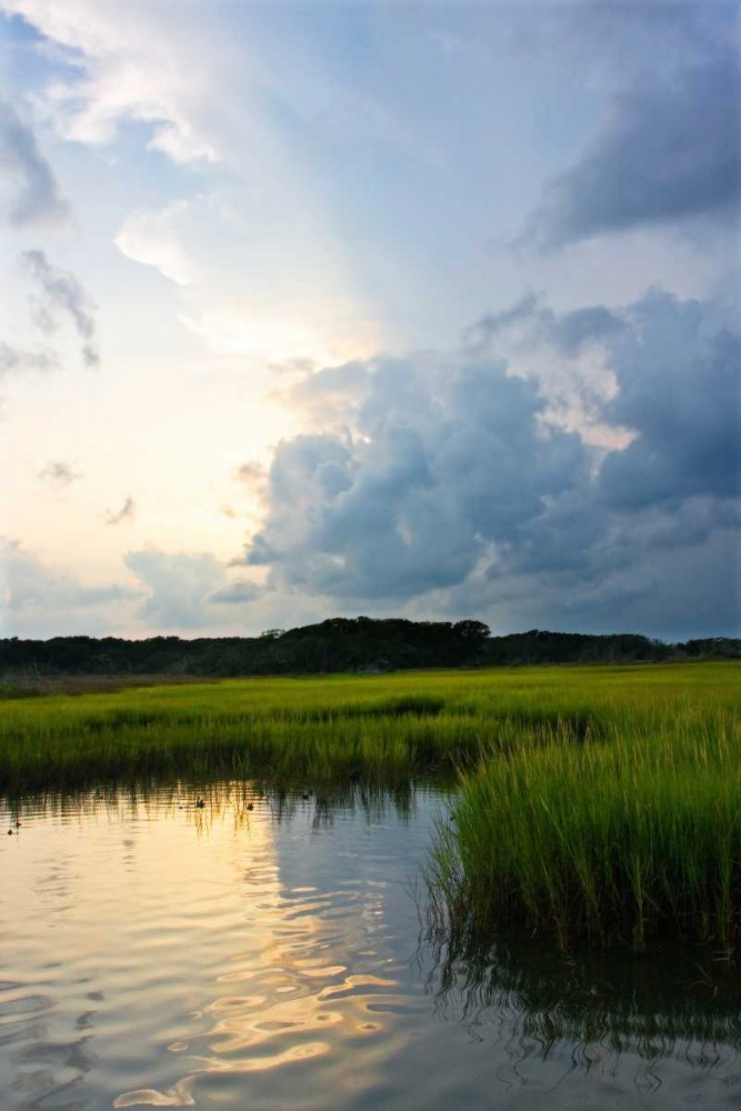 Sunset on Bogue Sound III art print by Alan Hausenflock for $57.95 CAD