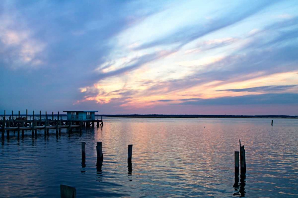 Dockside Sunset I art print by Alan Hausenflock for $57.95 CAD
