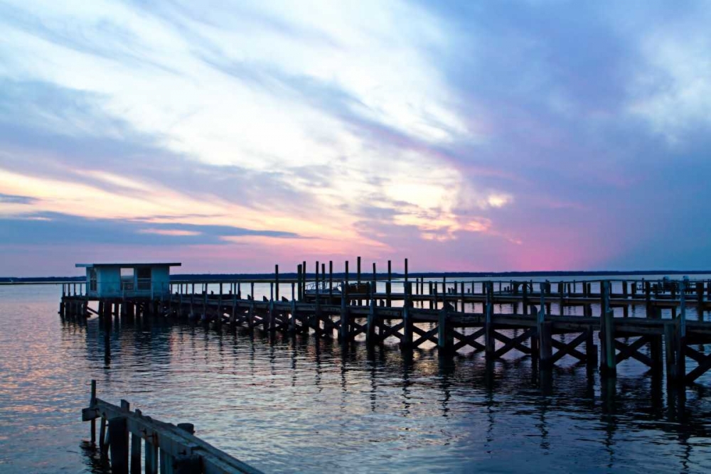 Dockside Sunset II art print by Alan Hausenflock for $57.95 CAD