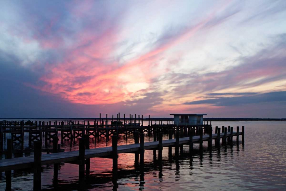 Dockside Sunset IV art print by Alan Hausenflock for $57.95 CAD