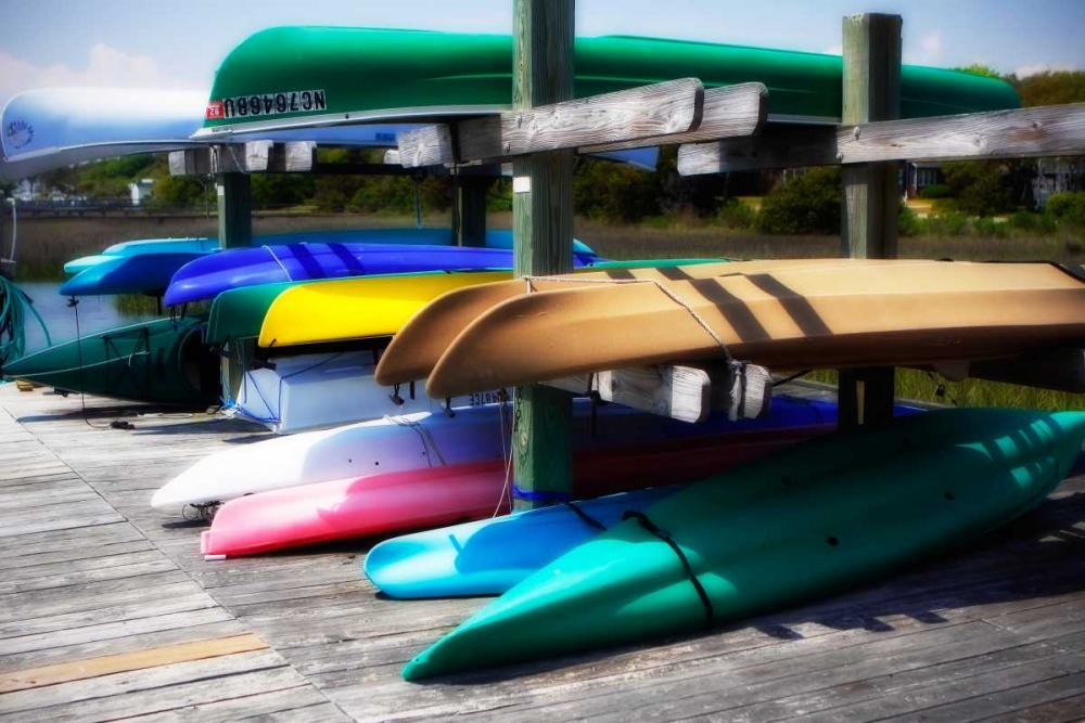 Kayaks II art print by Alan Hausenflock for $57.95 CAD