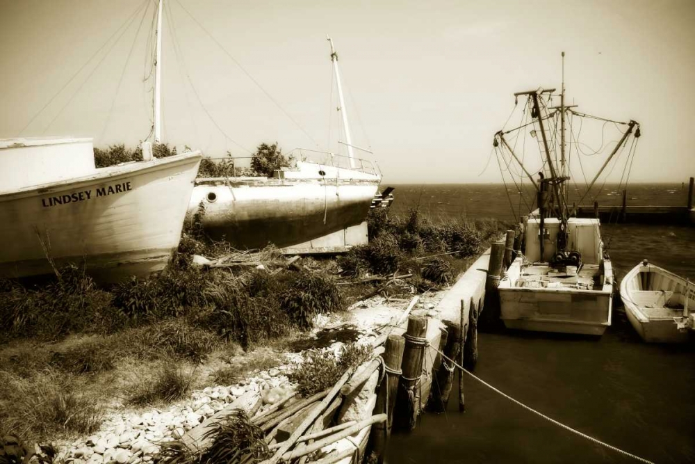 Boat Yard II art print by Alan Hausenflock for $57.95 CAD