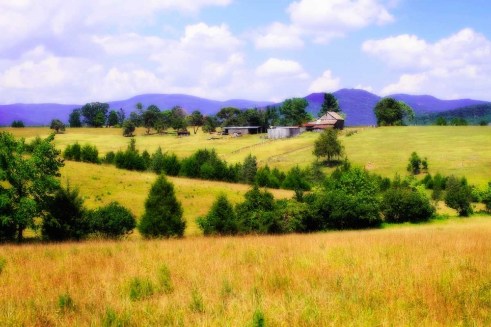 Blue Ridge Farm I art print by Alan Hausenflock for $57.95 CAD