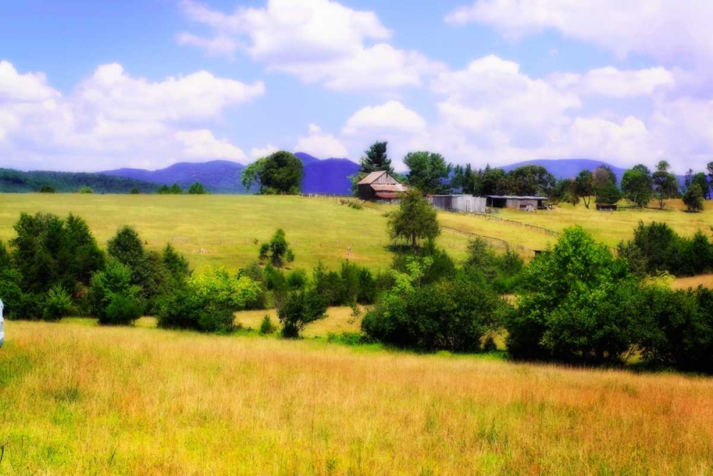 Blue Ridge Farm II art print by Alan Hausenflock for $57.95 CAD