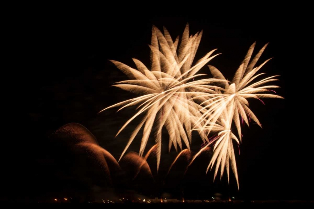 Fireworks at Havasu II art print by George Johnson for $57.95 CAD