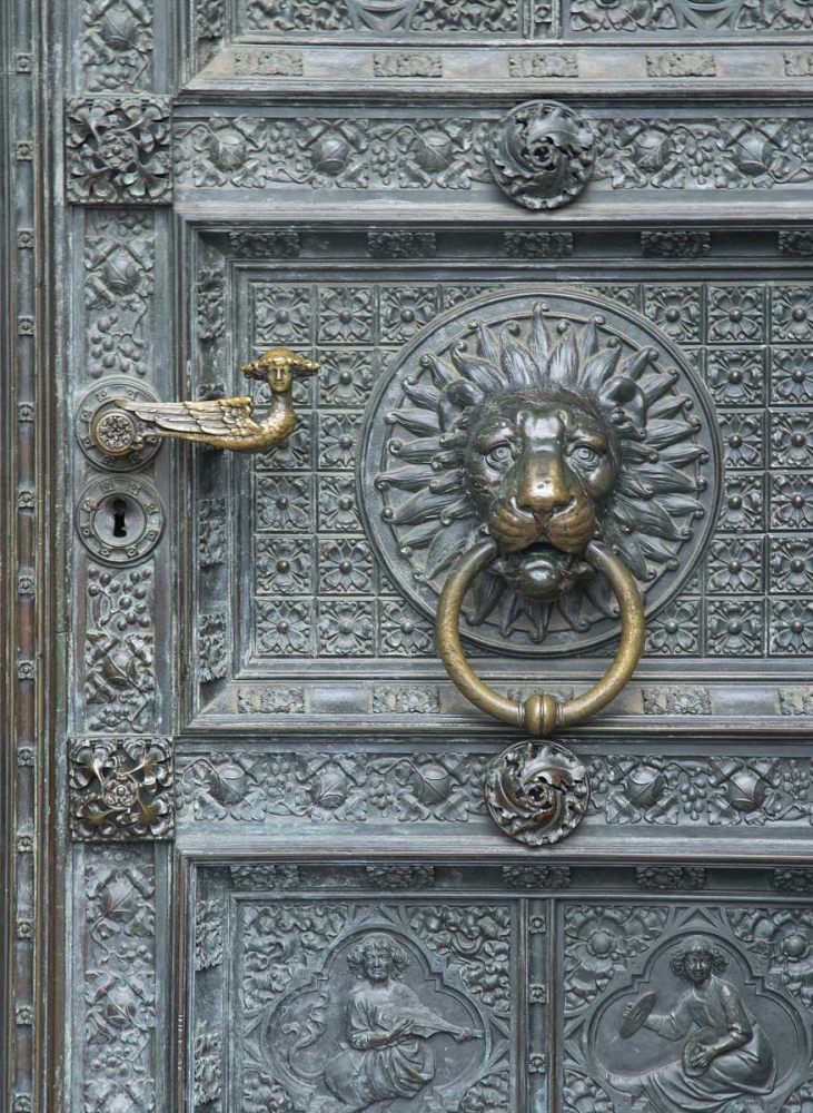 Cologne Lions Head Door art print by George Johnson for $57.95 CAD