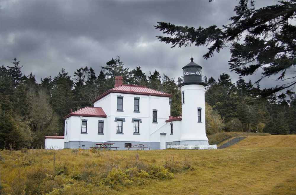 Admiralty Head Lighthouse art print by George Johnson for $57.95 CAD