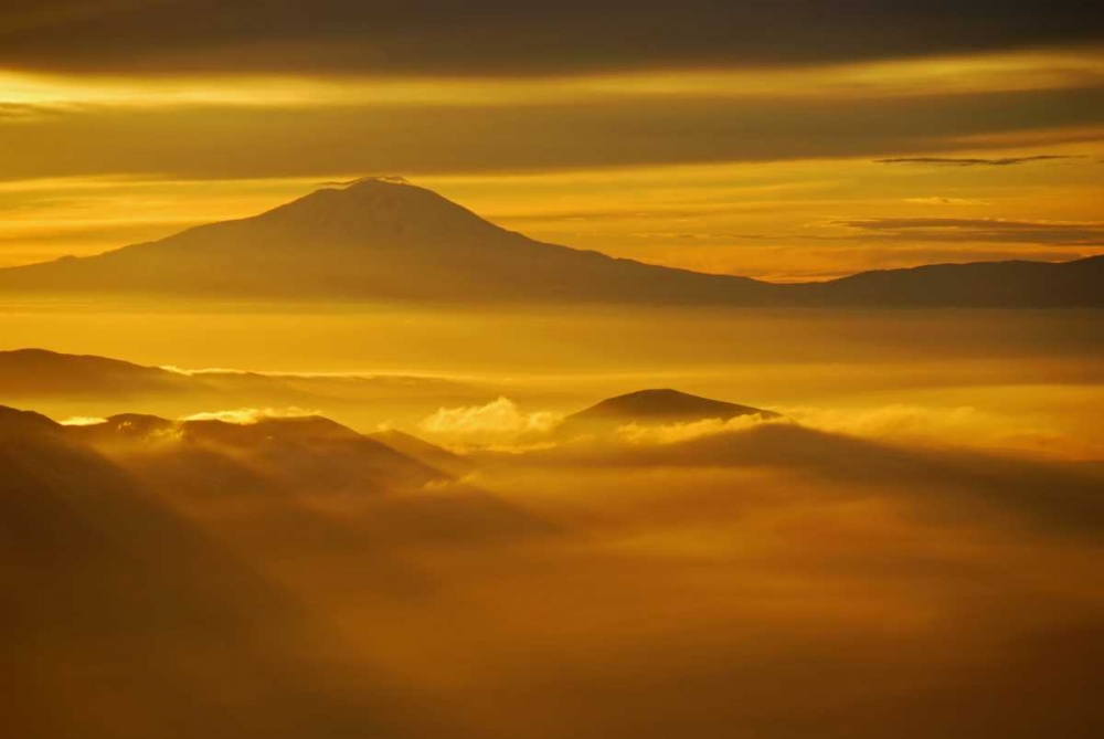Rainier Sunset II art print by Brian Kidd for $57.95 CAD