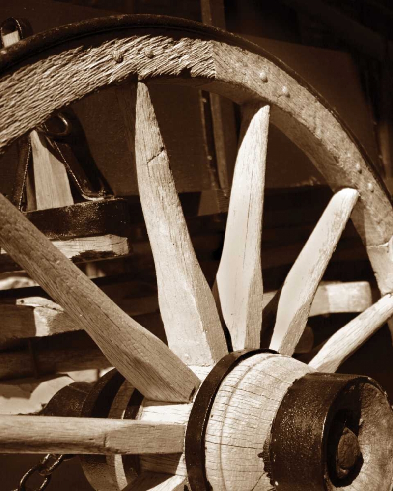 Wagon Wheel III art print by Scott Larson for $57.95 CAD