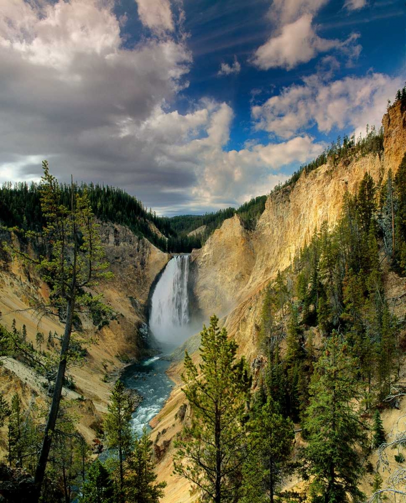 Yellowstone Falls art print by Ike Leahy for $57.95 CAD