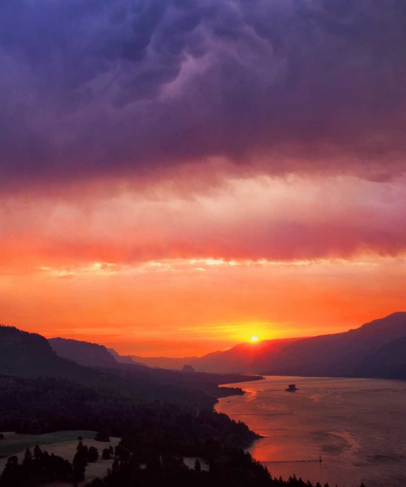 Columbia River Gorge III art print by Ike Leahy for $57.95 CAD