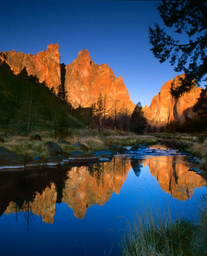Smith Rock Vertical art print by Ike Leahy for $57.95 CAD