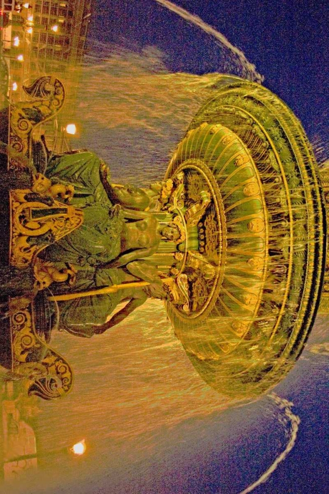 Golden Fountain I art print by Maureen Love for $57.95 CAD