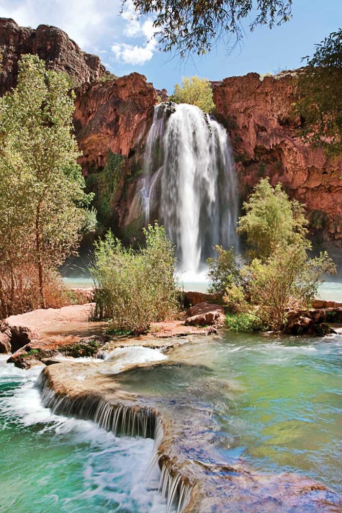 Havasu Falls IV art print by Larry Malvin for $57.95 CAD