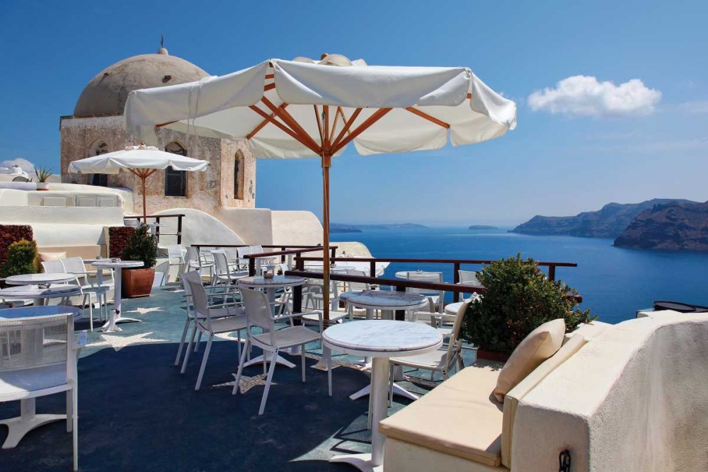Restaurant in Greece II art print by Larry Malvin for $57.95 CAD
