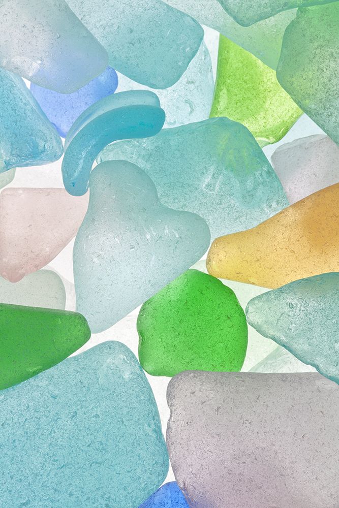 Beach Glass I art print by Kathy Mahan for $57.95 CAD