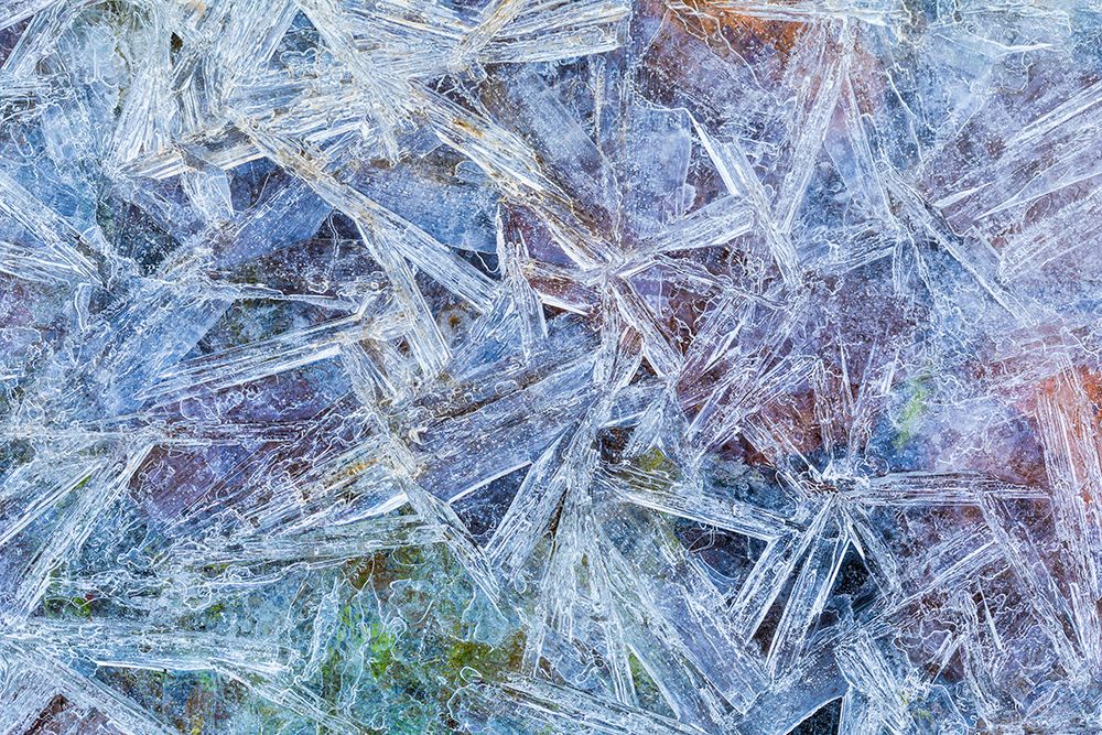 Ice Formations I art print by Kathy Mahan for $57.95 CAD
