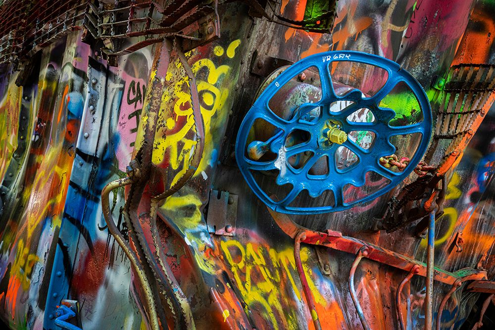 Wrecked Railroad Boxcar II art print by Kathy Mahan for $57.95 CAD