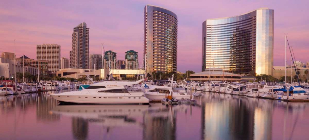 San Diego Waterfront I art print by Kathy Mahan for $57.95 CAD
