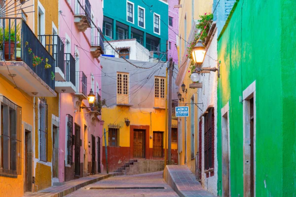Colorful Street II art print by Kathy Mahan for $57.95 CAD