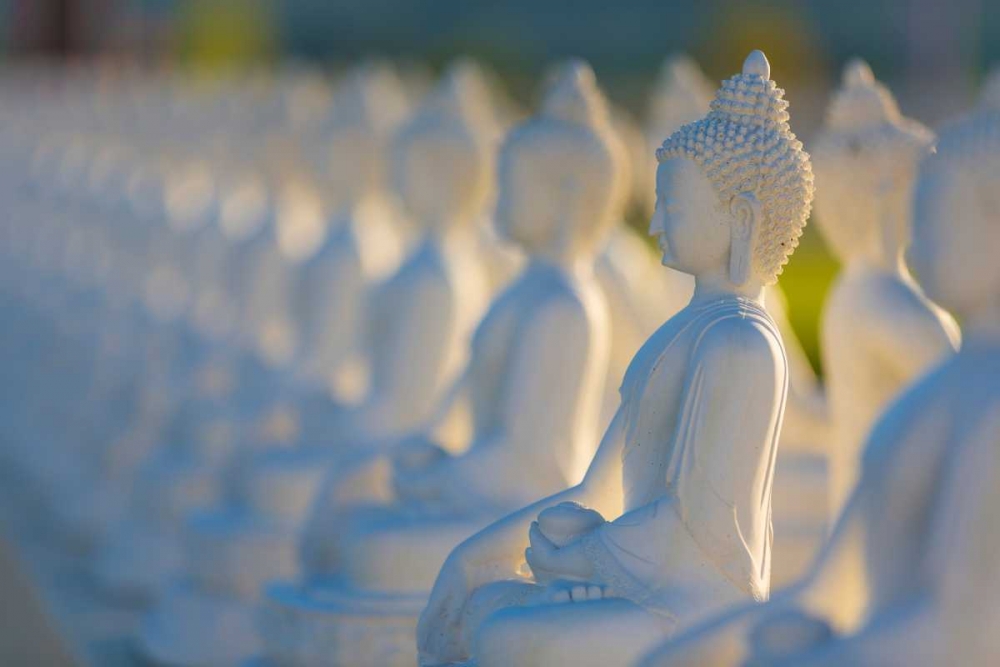 Garden of Buddahs II art print by Kathy Mahan for $57.95 CAD