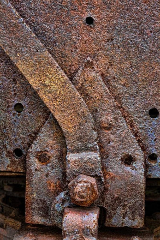 Rusty Metal IV art print by Kathy Mahan for $57.95 CAD