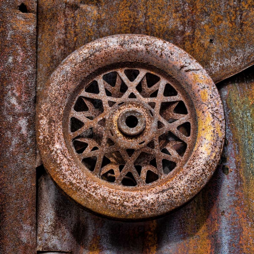 Rusted in Time I art print by Kathy Mahan for $57.95 CAD