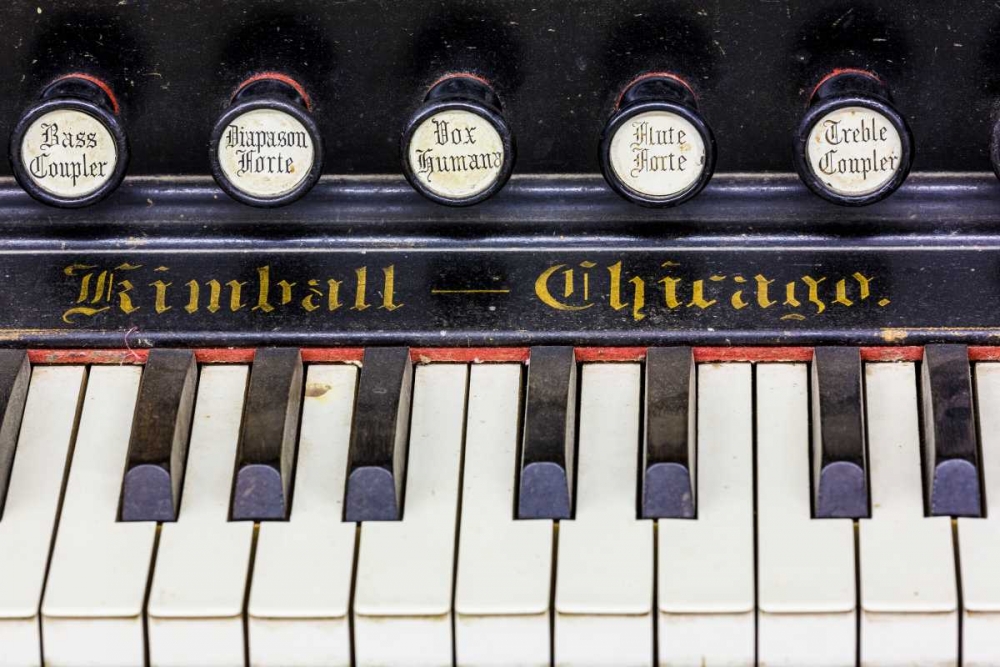 Organ Keys I art print by Kathy Mahan for $57.95 CAD