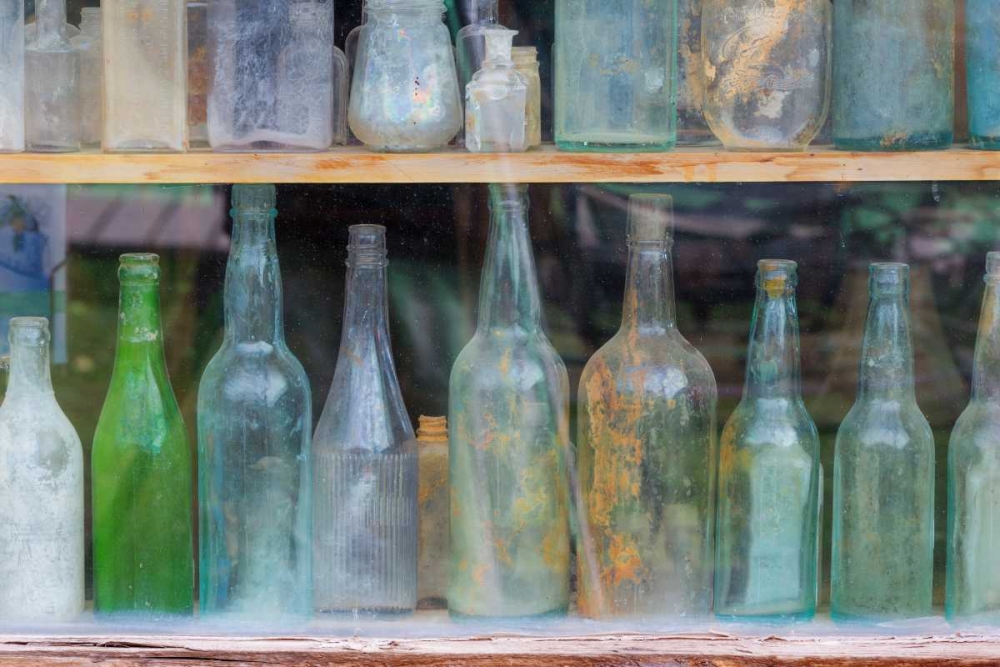 Old Bottles I art print by Kathy Mahan for $57.95 CAD