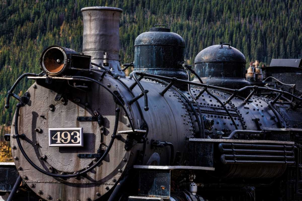 Historic Locomotive I art print by Kathy Mahan for $57.95 CAD