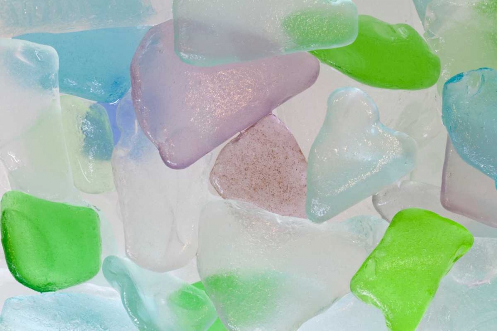 Beach Glass I art print by Kathy Mahan for $57.95 CAD