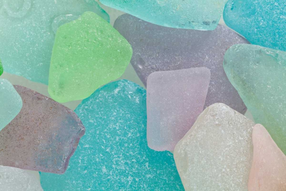 Beach Glass II art print by Kathy Mahan for $57.95 CAD