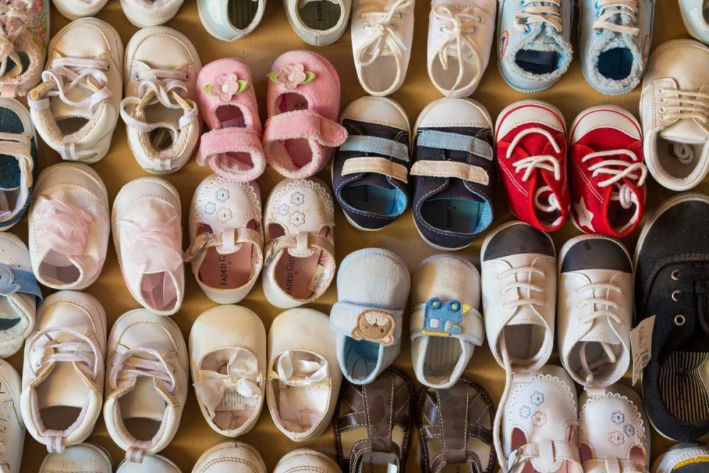 Baby Shoes IV art print by Kathy Mahan for $57.95 CAD