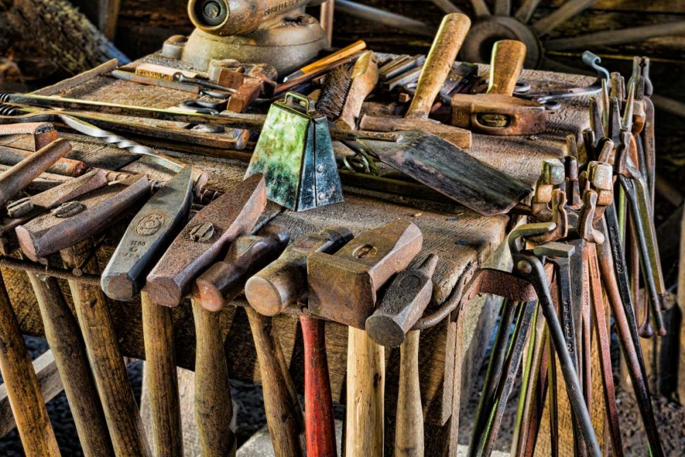 Blacksmith Shop I art print by Kathy Mahan for $57.95 CAD