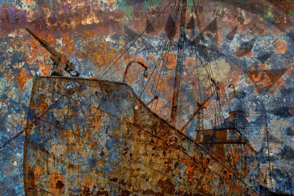 Old Whaling Ship I art print by Kathy Mahan for $57.95 CAD