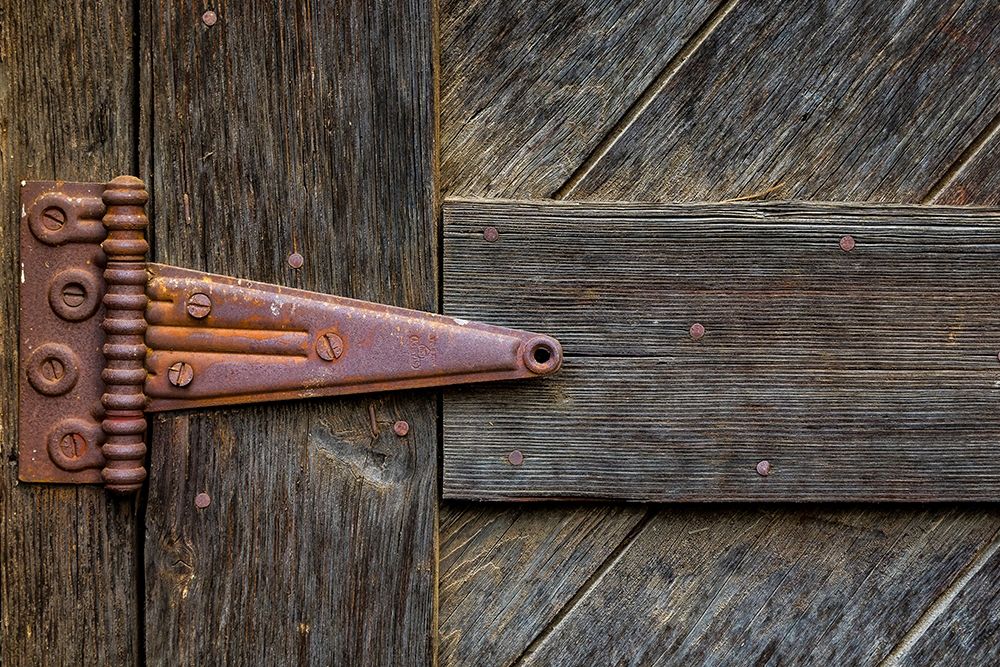 Door Hinge art print by Kathy Mahan for $57.95 CAD