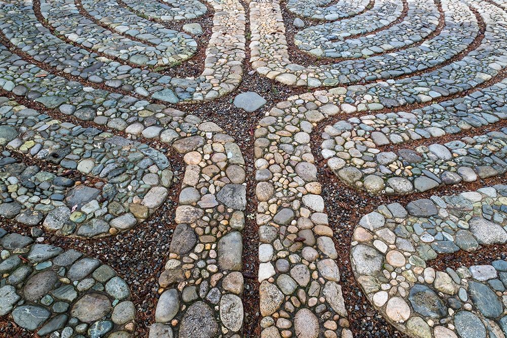 Halls Hill Labyrinth I art print by Kathy Mahan for $57.95 CAD