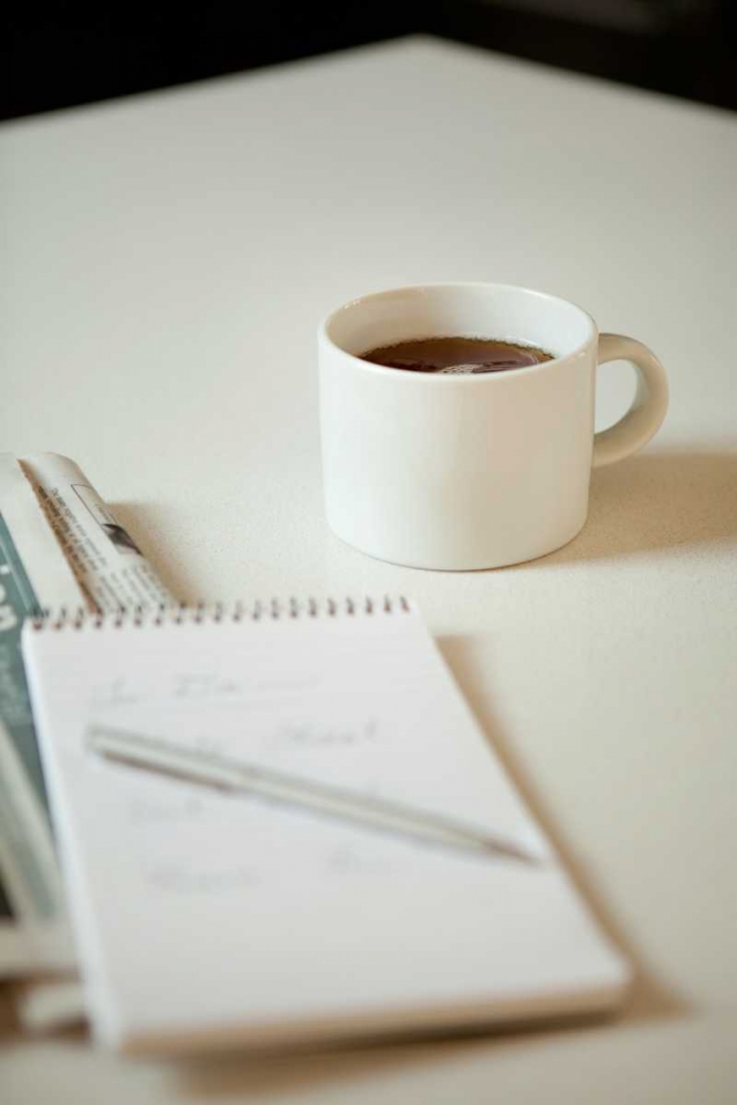 Coffee and Reflections art print by Karyn Millet for $57.95 CAD