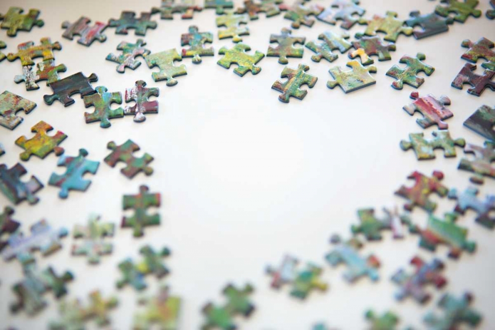 Puzzle Heart II art print by Karyn Millet for $57.95 CAD