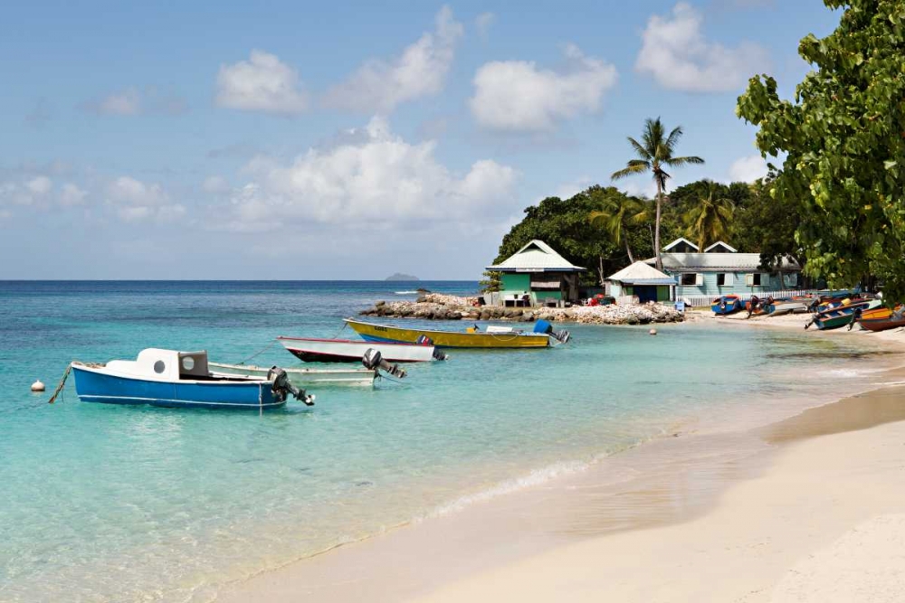 Caribbean Boats I art print by Karyn Millet for $57.95 CAD