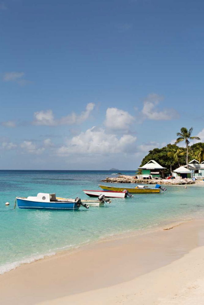 Caribbean Boats III art print by Karyn Millet for $57.95 CAD