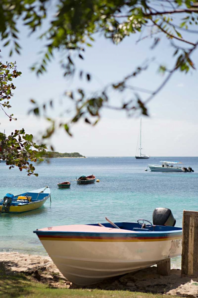 Caribbean Boats IV art print by Karyn Millet for $57.95 CAD